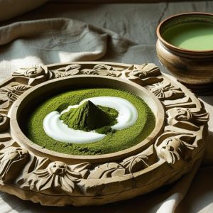 ماچالته با شیر گردو