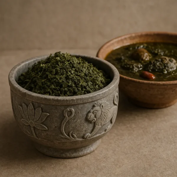 سبزی قرمه سرخ شده خشک