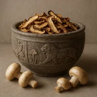 قارچ خشک اسلایس