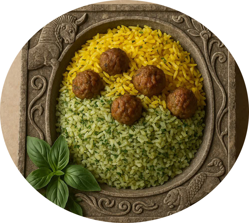 سبزی پلو خشک