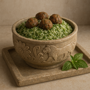 سبزی خشک کلم پلو