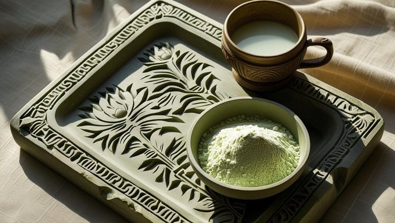 پودر شیر پسته