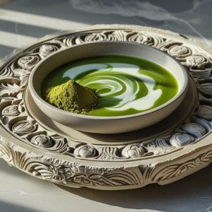 ماچالته با شیر فندق