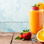 آموزش اسموتی پرتقال توت فرنگی