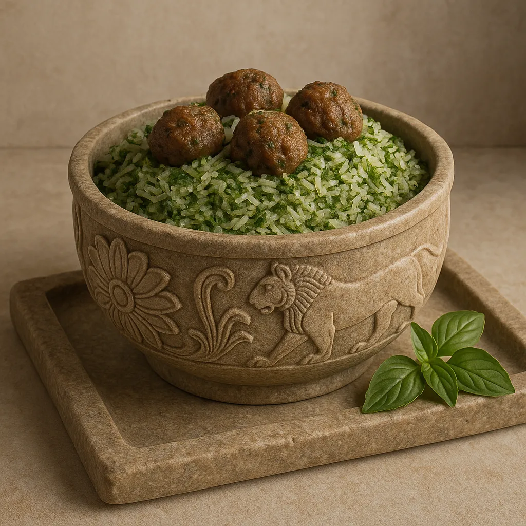 سبزی خشک کلم پلو