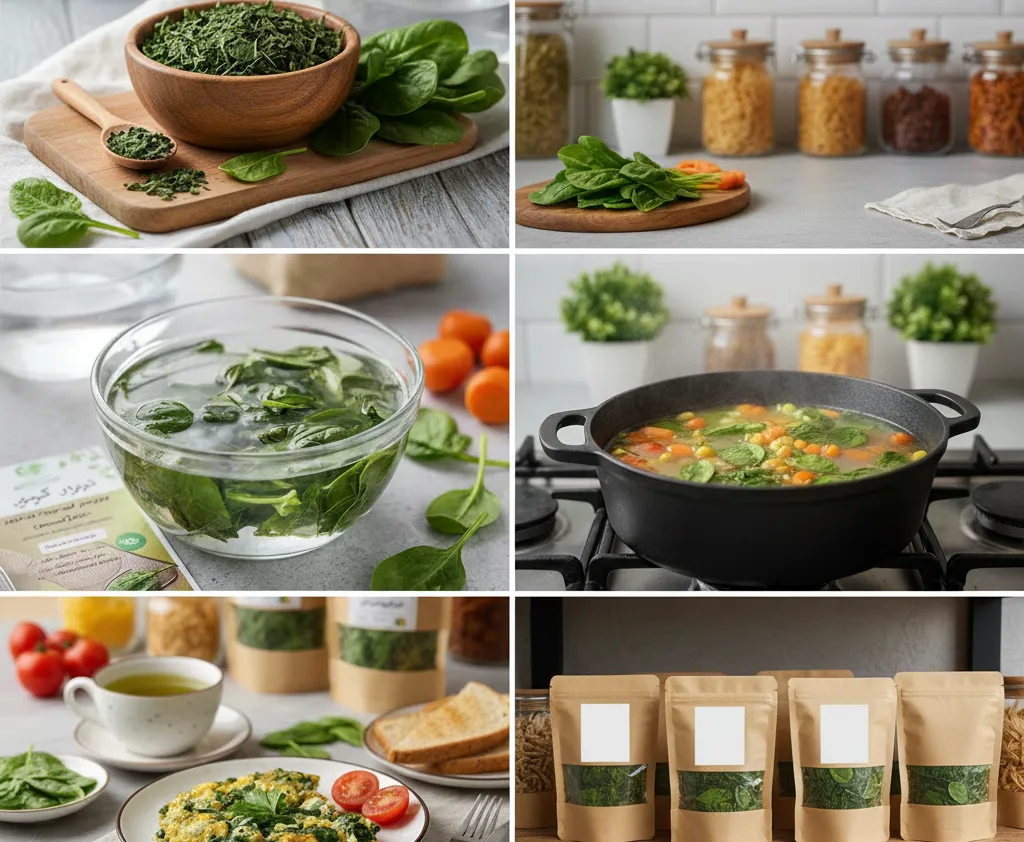 اسفناج خشک شده