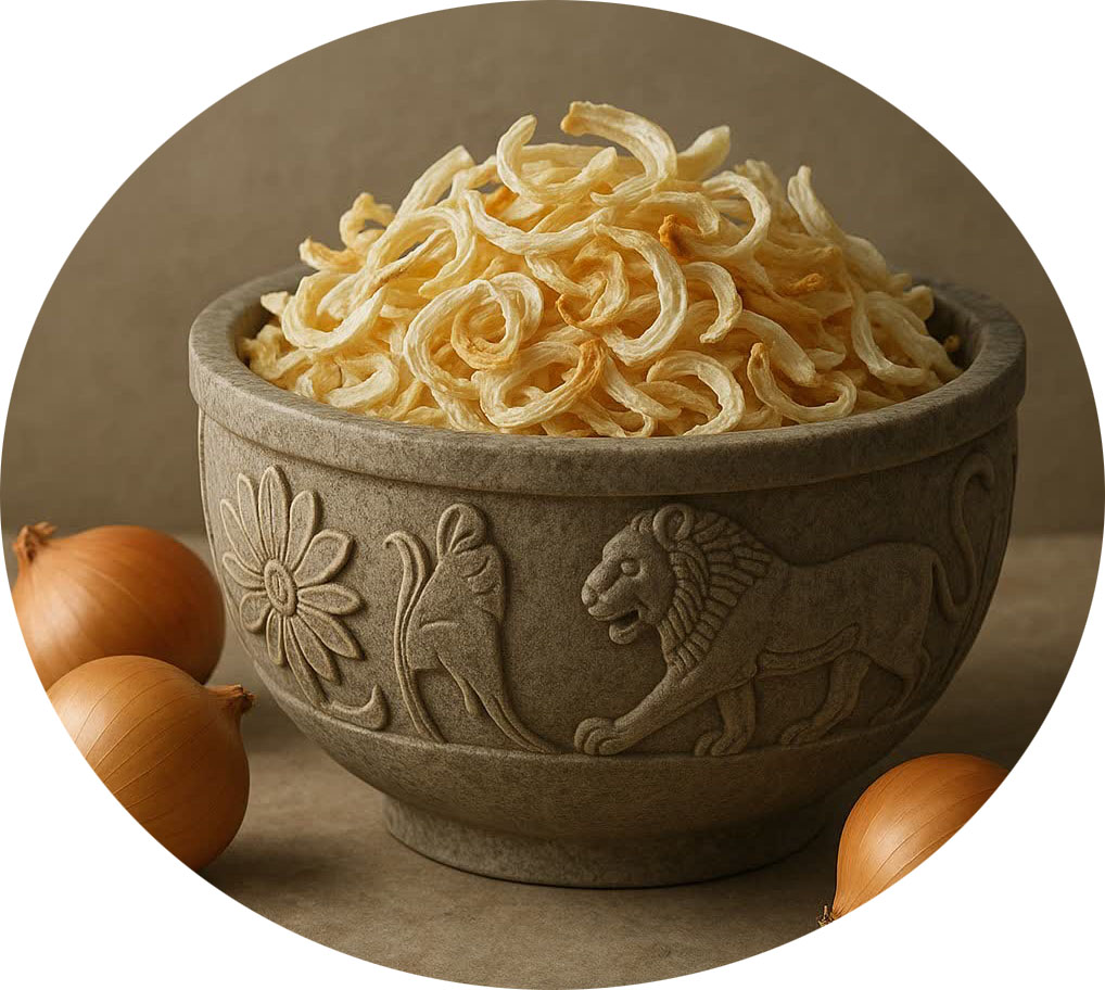 پیاز خشک شده