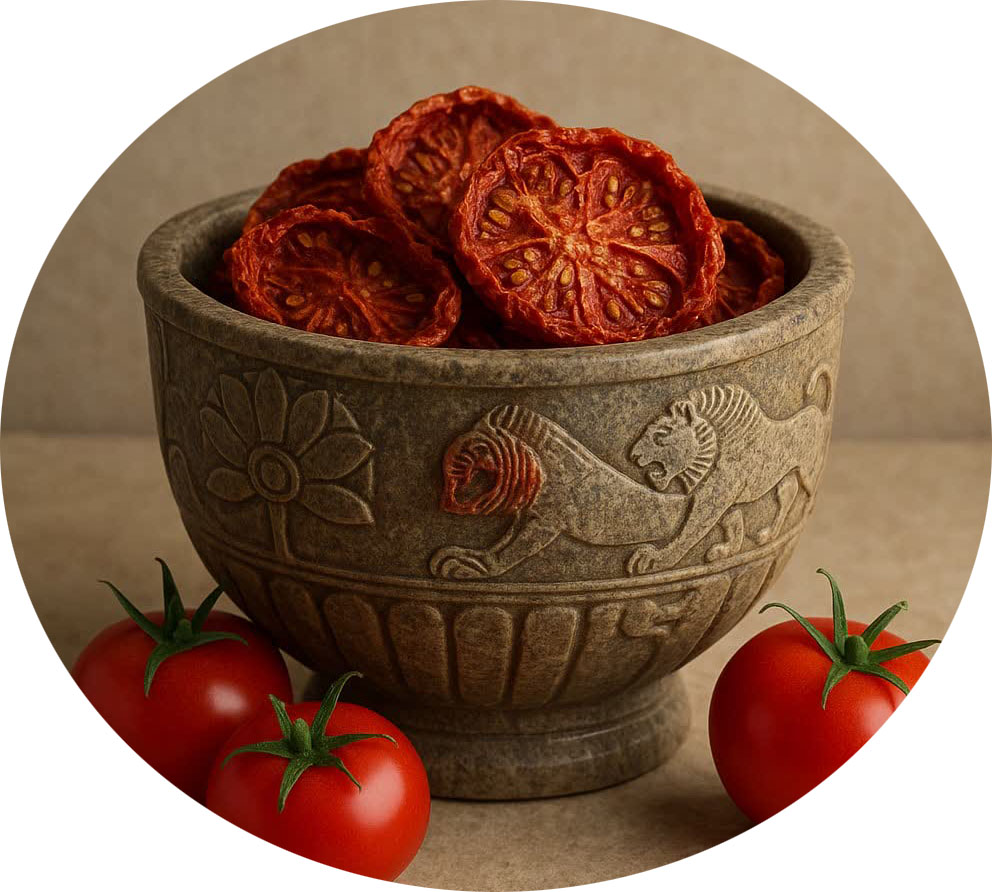 گوجه خشک شده