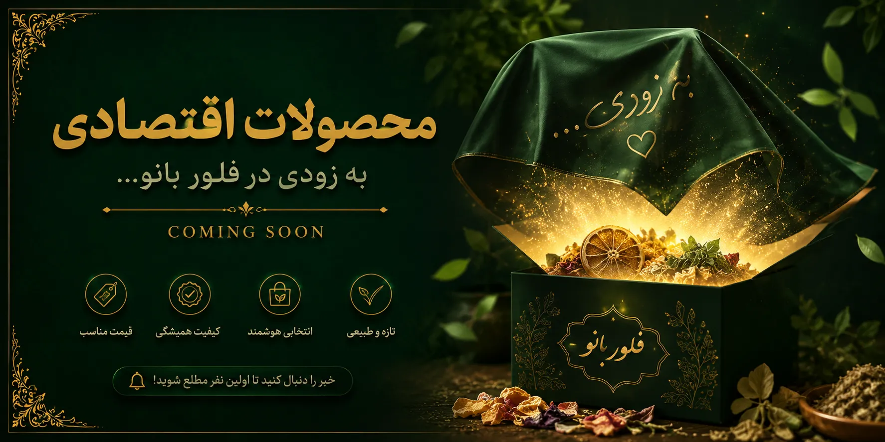 محصولات اقتصادی به زودی