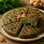 کوکو سبزی با شوید خشک